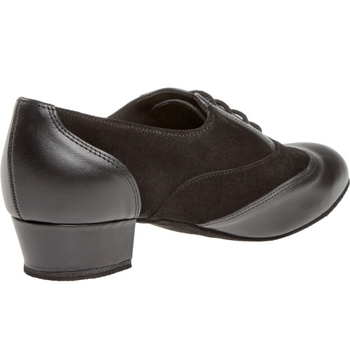 Diamant Damen Tanzschuhe 063-029-070 - Leder/Veloursleder Schwarz  - Größe: UK 5,5