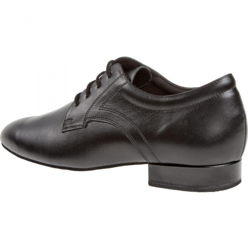 Diamant Mens Dance Shoes 085-025-028 - Leather Black - Wide - 2 cm
