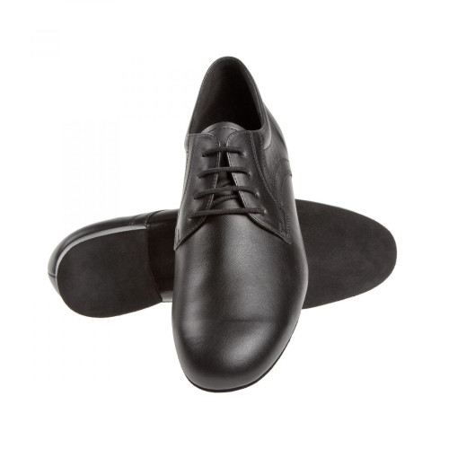 Diamant Hombres Zapatos de Baile 085-025-028 - Cuero Negro - Ancho - 2 cm