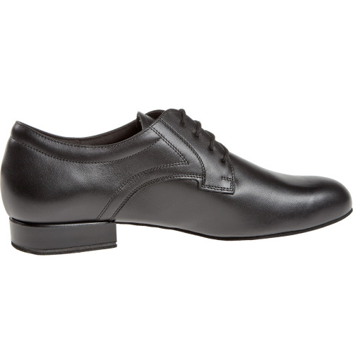 Diamant Mens Dance Shoes 085-026-028 - Black Leather [Extra Wide] - 2 cm