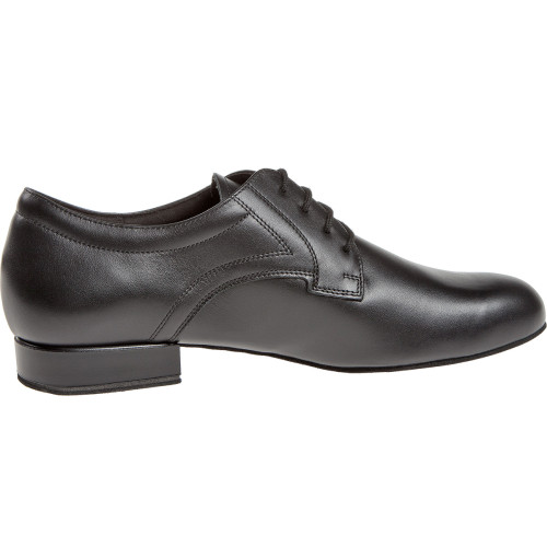 Diamant Hombres Zapatos de Baile 085-026-028 - Cuero Negro - Muy Ancho   - Größe: UK 8,5