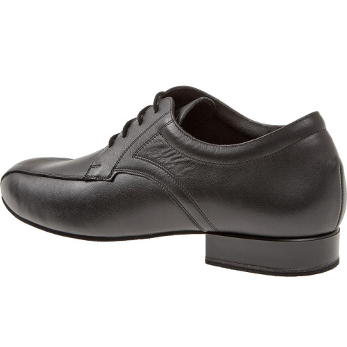 Diamant Hombres Zapatos de Baile 094-025-028 - Cuero Negro - 2 cm