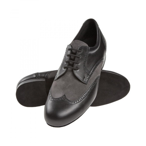 Diamant Hommes Chaussures de Danse 099-025-376 - Cuir Noir [Large] - 2 cm