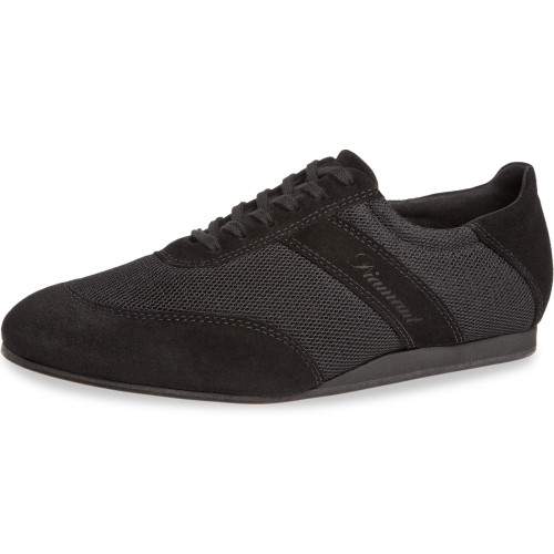 Diamant Hommes Tanz Sneakers 192-425-577-V - Suéde/Mesh Noir  - Größe: UK 8