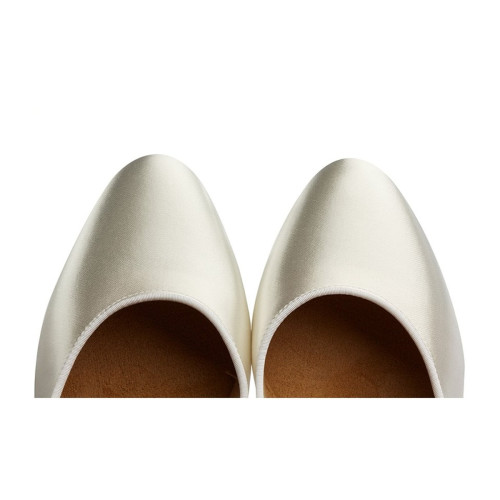 Supadance Femmes Chaussures de Danse 1017 - Satin Blanc - Regular - 2,5" Ballroom [UK 4,5]