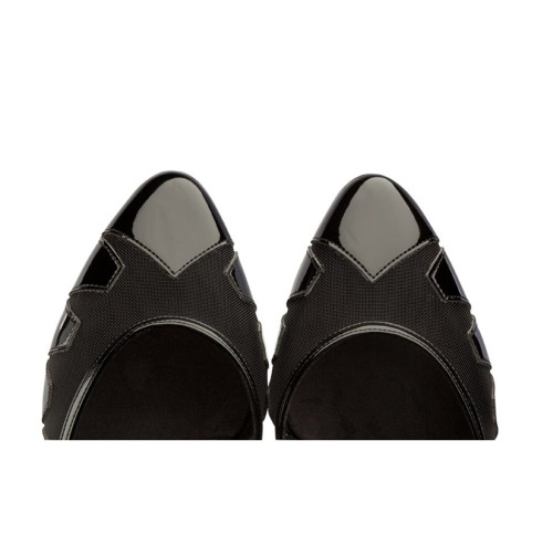 Supadance Mulheres Sapatos de Dança 1040 - Laca Preto - Regular - 2,5" Flare  - Größe: UK 5,5