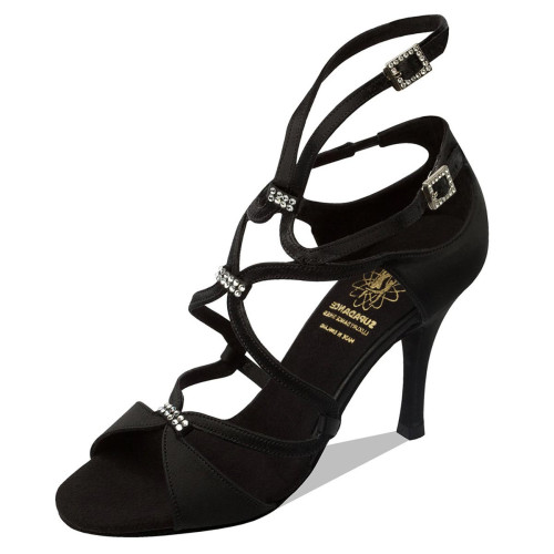 Supadance Mujeres Zapatos de Baile 1062 - Satén Negro