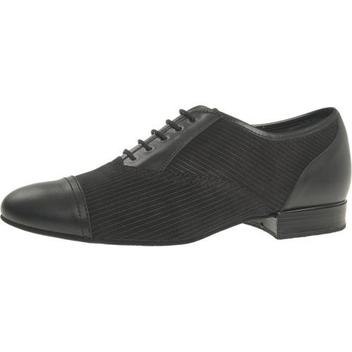 Diamant Hombres Zapatos de Baile 077-075-165 - Cuero/Ante Negro   - Größe: UK 9,5