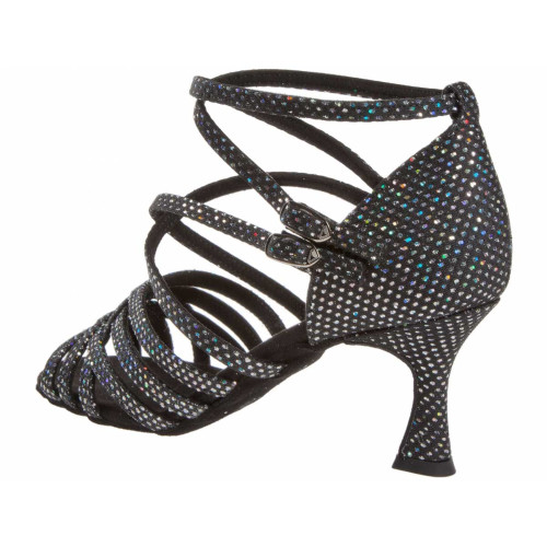 Diamant Mulheres Sapatos de Dança 108-087-183 - Preto/Prata
