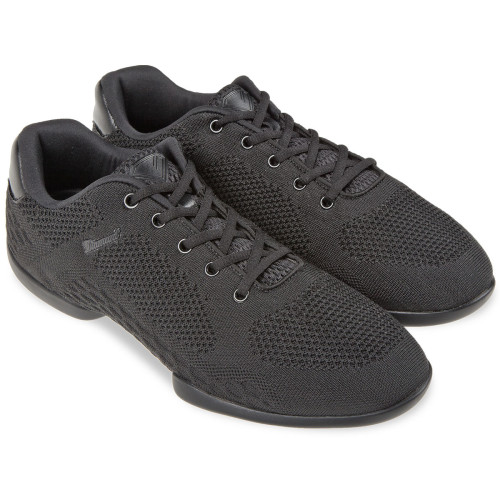 Diamant Unisex Split-Sole Dance Sneakers TUNE Black UK 7/EU 40,5/USM 8/USW 9