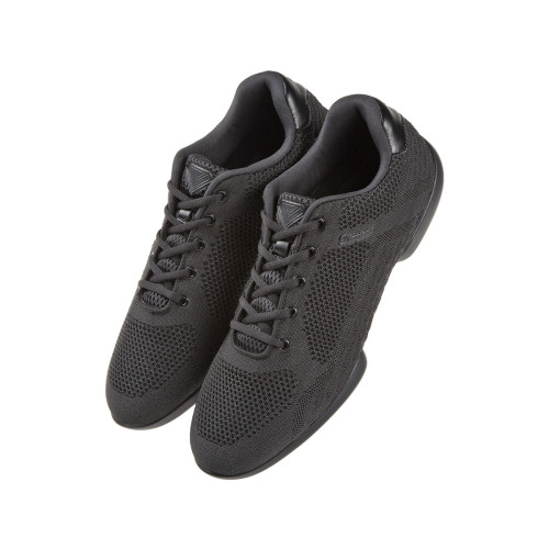 Diamant Unisex Split-Sole Dance Sneakers TUNE Black UK 7/EU 40,5/USM 8/USW 9
