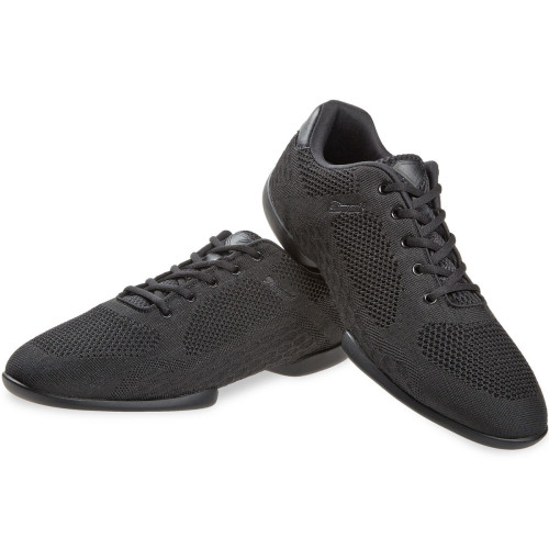 Diamant Unisex Split-Sole Dance Sneakers TUNE Black UK 7/EU 40,5/USM 8/USW 9