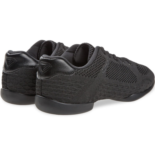 Diamant Unisex Split-Sole Dance Sneakers TUNE Black UK 7/EU 40,5/USM 8/USW 9