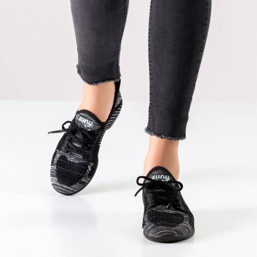 Anna Kern Mulheres Dance Sneakers 110 Pureflex - Preto