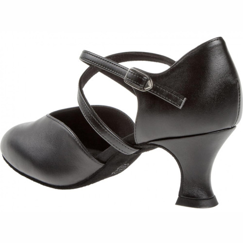 Diamant Femmes Chaussures de Danse 113-009-034 - Cuir Noir - 5,5 cm Spanish  - Größe: UK 5,5