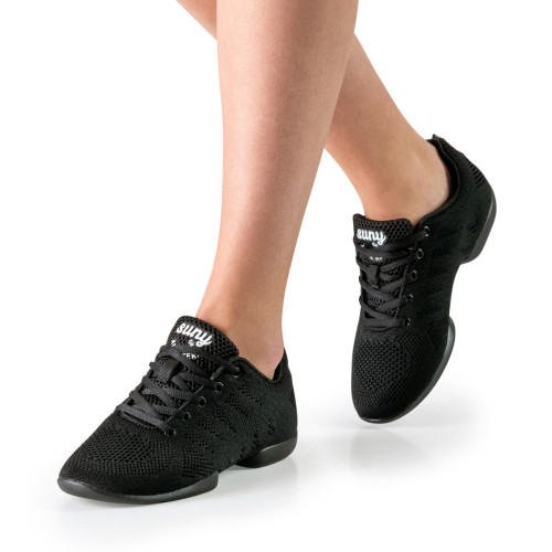 Anna Kern Mulheres Dance Sneakers 120 Bold - Preto - Sola de ténis  - Größe: UK 4,5
