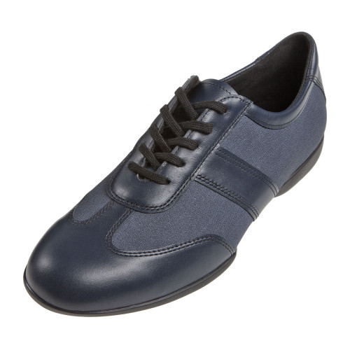 Diamant Mens Dance Sneakers 123-325-565 - Suede/Canvas Navy Blue - Comfort [UK 11,5]