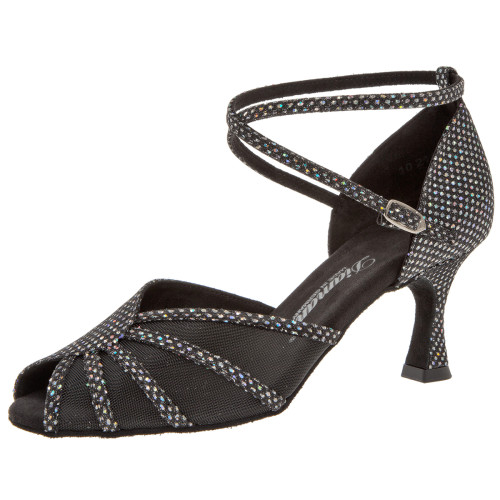 Diamant Mujeres Zapatos de Baile 020-087-183 - Tejido/Mesh - 6,5 cm Flare  - Größe: UK 4,5