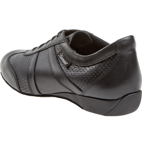 Diamant Uomini Ballroom Sneakers 133-225-042 - Pelle Nero - Tacco a zeppa [UK 8,5]