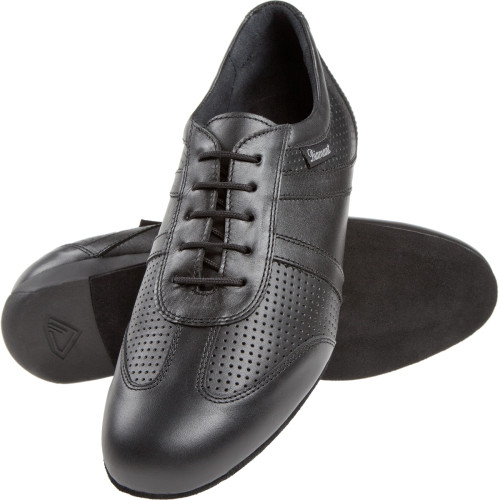 Diamant Hombres Ballroom Sneakers 133-225-042 - Cuero Negro - Tacón de cuña [UK 8,5]