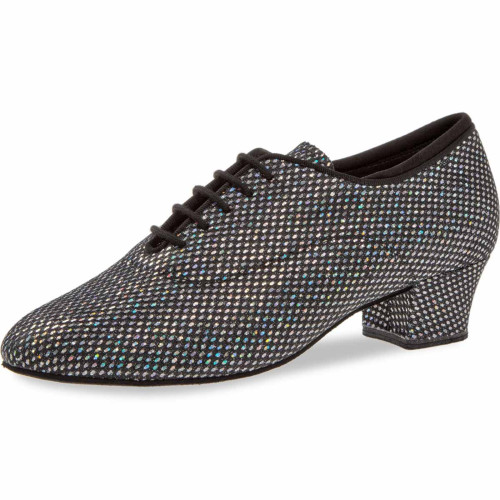 Diamant Mulheres Sapatos instrutor de dança 140-034-183-A - Preto/Prata