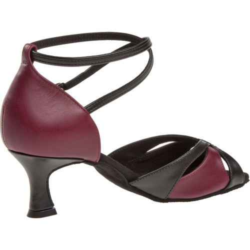 Diamant Mujeres Zapatos de Baile 141-077-500 - Rojo/Negro - 5 cm Flare [UK 6]