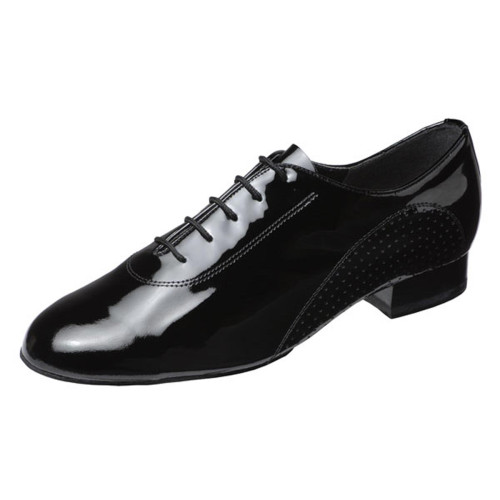 Supadance Hombres Zapatos de Baile 5200 - Charol Negro - Ancho [UK 7]