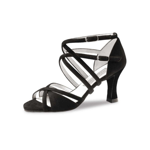 Werner Kern Women´s dance shoes Irina - Black Suede - Narrow - 6,5 cm  - Größe: UK 4