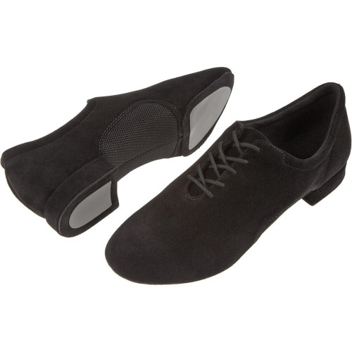 Diamant Hommes Chaussures de Danse 163-122-577 - Suéde/Mesh Noir - 2 cm