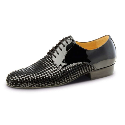 Nueva Epoca Sapatos de Dança Rio Negro - Pele Preto - Tamanho: UK 10
