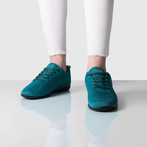 Anna Kern Womens Dance Sneakers 175 Bold - Petrol