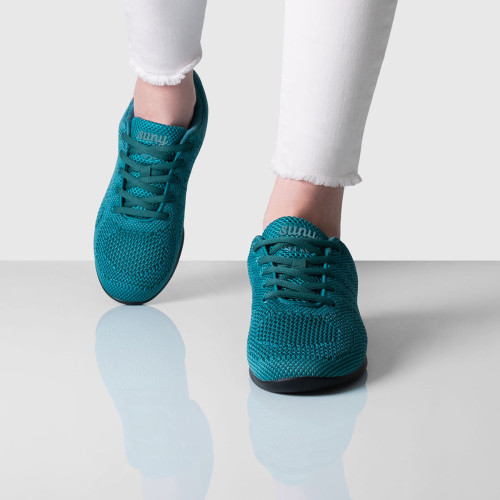 Anna Kern Womens Dance Sneakers 175 Bold - Petrol