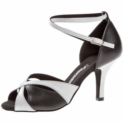 Diamant Mujeres Zapatos de Baile 141-058-343 - Negro/Blanco [UK 9]