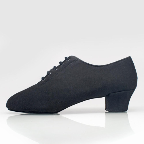 Ray Rose - Herren Latein Tanzschuhe 460 Thunder - Black Fabric - 4 cm Contour [UK 7,5]