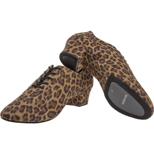 Diamant Mulheres Sapatos de dança 189-134-597 - Microfibra Leopardo - 3,7 cm