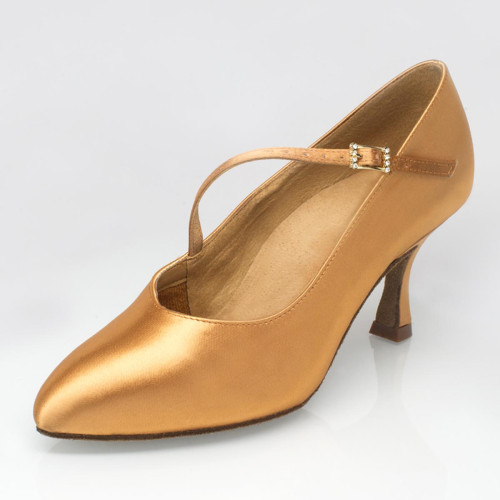 Ray Rose Femmes Chaussures de Danse 119 Nimbus - Flesh Satin - Medium Flare - Pointure: UK 3,5