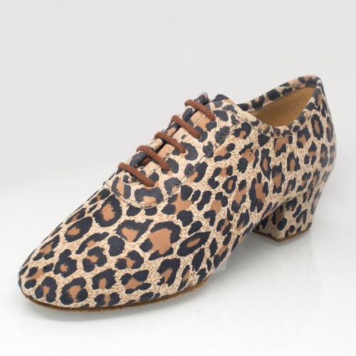 Ray Rose - Ladies Practice Shoes 415 - Leopard Print  - Größe: UK 3,5