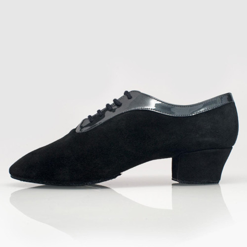 Ray Rose Femmes Chaussures d'Entraînement 417 Solar - Suède/Vernis Noir - 4 cm Practice - Pointure: UK 2,5
