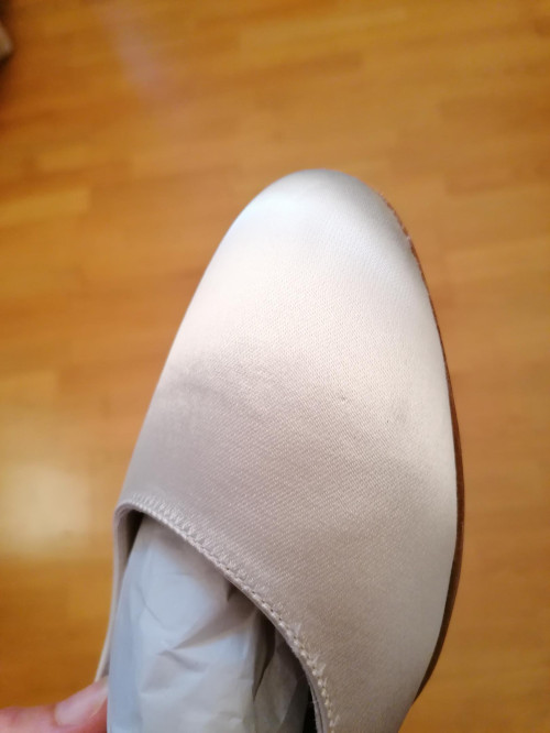 Werner Kern Sapatos de Noiva Ashley LS - Cetim Branco - 6 cm - Sola de Couro [UK 8,5 - B-Ware]