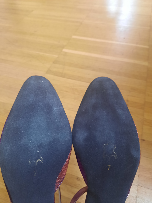 Werner Kern Mujeres Zapatos de Baile Bella - Brocado Violett - 6,5 cm [UK 7]