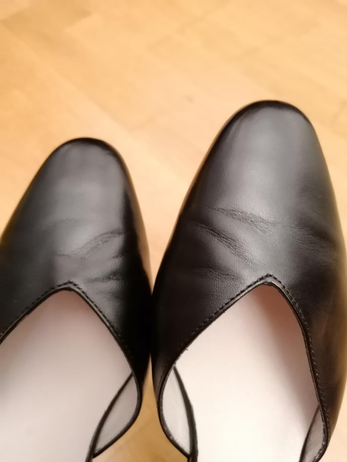 Werner Kern Mulheres Sapatos de Dança Betty - Pele Preto - 5,5 cm [UK 6 - B-Ware]
