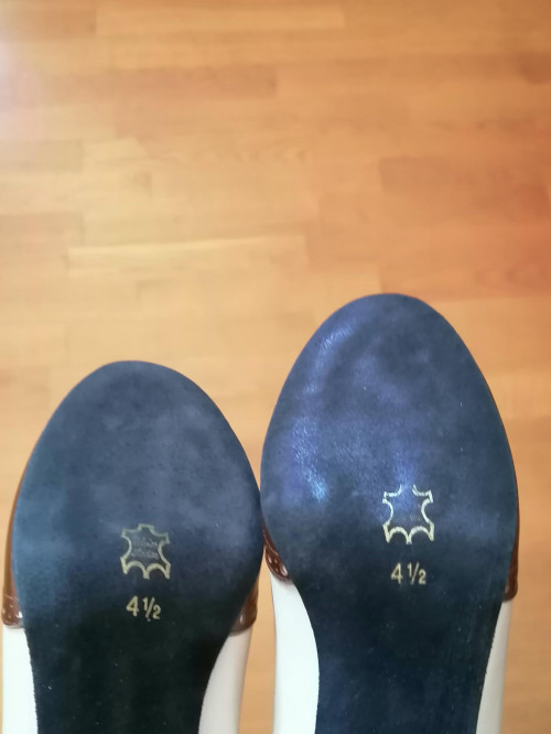 Werner Kern Mujeres Zapatos de Baile Emma - Cuero Marrón/Creme - 4,5 cm [UK 4,5 | used 1-2 times]