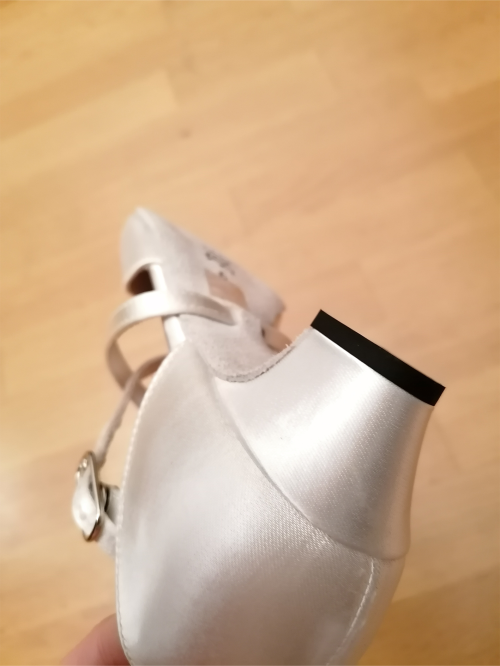 Werner Kern Mulheres Sapatos de Dança Felice - Cetim Branco - 3,4 cm [UK 6 - B-Ware]