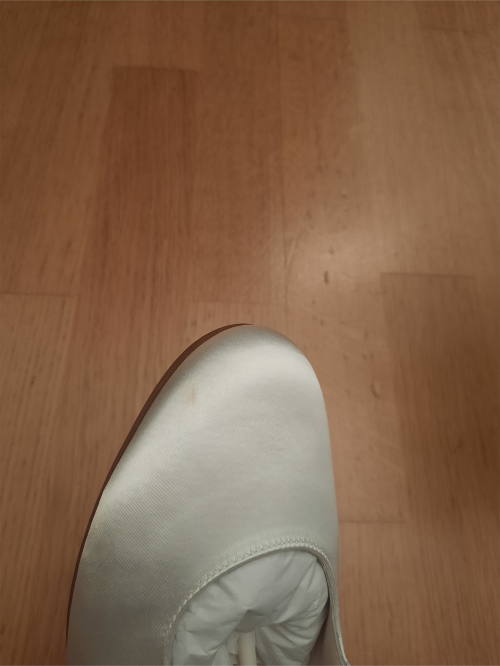 Werner Kern Women´s dance shoes / Bridal Shoes Gala - Satin White - 4,5 cm - Leathersohle [UK 5]
