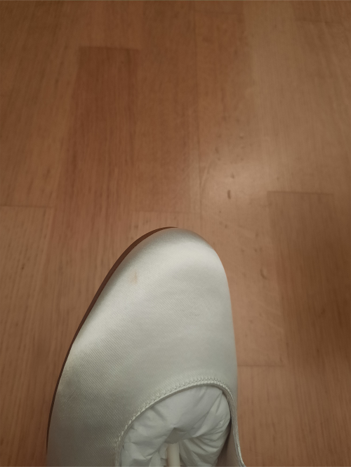 Werner Kern Donne Scarpe da Ballo / Scarpe da Sposa Gala - Raso Bianco - 4,5 cm - Pellesohle [UK 5]