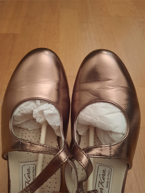 Werner Kern Donne Scarpe da Ballo Gala - Chevro Antico - Misura: UK 2,5