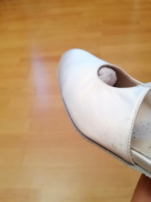 Werner Kern Mulheres Sapatos de dança / Sapatos de Noiva Gala 4,5 - Cetim Branco - 4,5 cm [UK 5 - B-Ware]