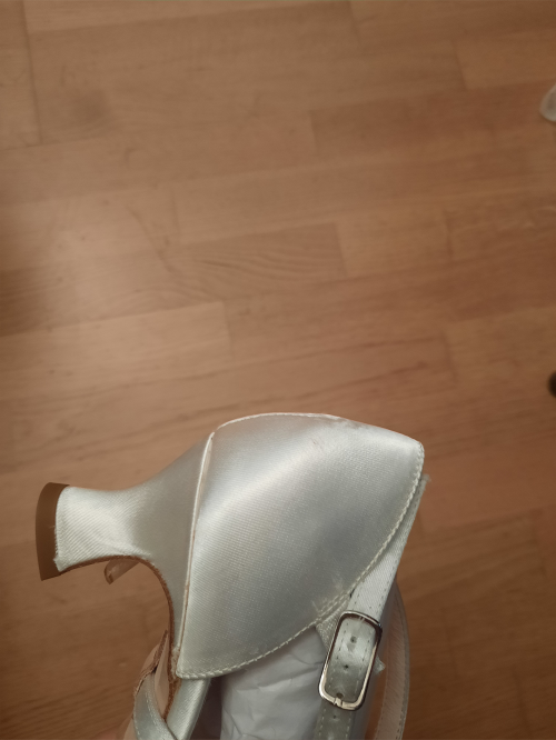 Werner Kern Damen Brautschuhe Patty LS - Satin Weiß - 5,5 cm - Ledersohle [UK 3]