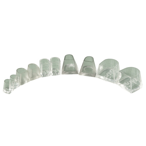 Ray Rose Hakschoner [Transparent - 1 Paar]
