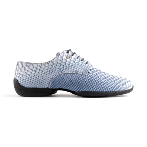 PortDance - Hommes Dance Sneakers PD Salsa 001 - Bleu/Blanc